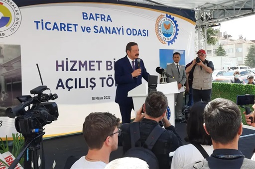 BAFRA TSO HİZMET BİNASI AÇILIŞI