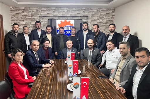 ERHAN USTA VE İYİ PARTİ TEŞLİKATINDAN DERNEĞİMİZE ZİYARET